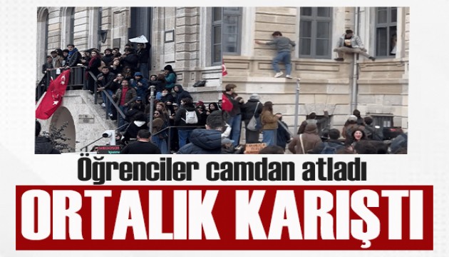 Ortalık karıştı! İTÜ'de güvenlik bina kapılarını kilitledi