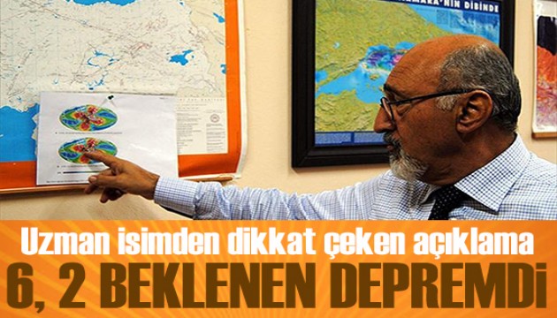 Prof. Dr. Osman Bektaş: 6,2 beklenen depremdi