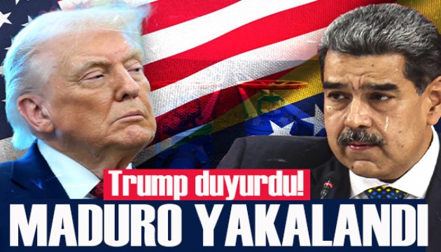 Son dakika/ Trump duyurdu: Maduro ve eşi yakalandı