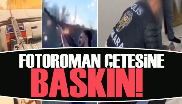 Ankara'da fotoroman çetesine baskın: 9 gözaltı