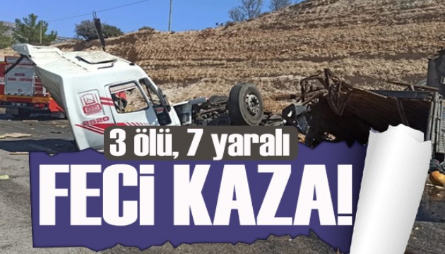 TIR yolcu otobüsüne çarptı: 3 ölü, 7 yaralı