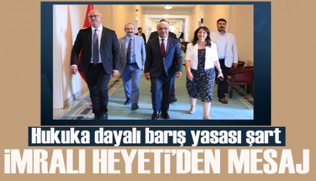 DEM Parti İmralı heyeti, Öcalan'ın mesajını paylaştı