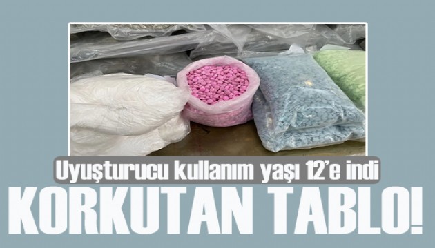 Uyuşturucuda korkutan tablo: Kullanım yaşı 12'ye indi!
