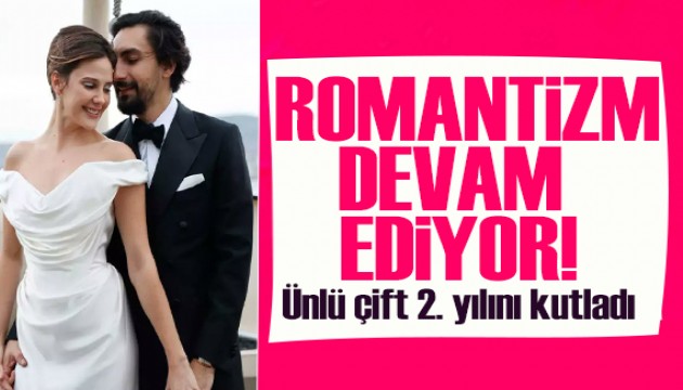 Alina Boz ile Umut Evirgen evliliklerinin 2. yılı kutladı