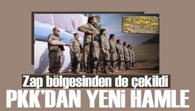 Silah bırakan PKK, Zap bölgesinden de çekildi