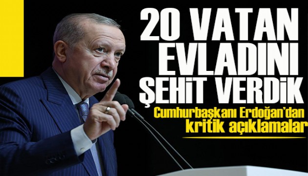 Erdoğan: Uçağın kara kutusu bulundu,  20 vatan evladımızı şehit verdik