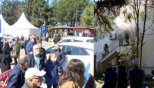 Üsküdar Devlet Hastanesi'nde yangın!