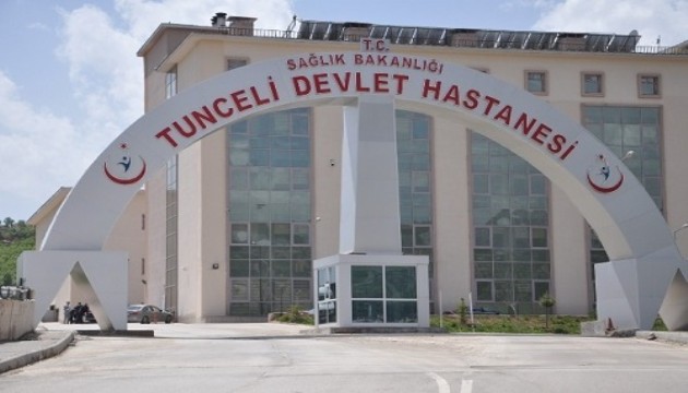 Tunceli Devlet Hastanesi'nde yangın