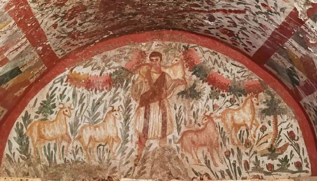 İznik’te erken hristiyanlık dönemine ait ‘Çoban İsa’ figürü bulundu