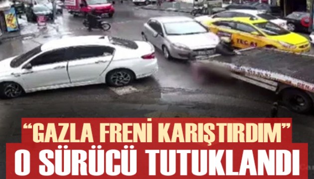 Aynasını kıran motokuryeyi ezen sürücü tutuklandı