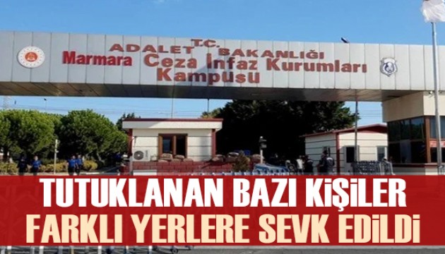 İBB soruşturmasında tutuklanan bazı kişiler farklı cezaevlerine sevk edildi