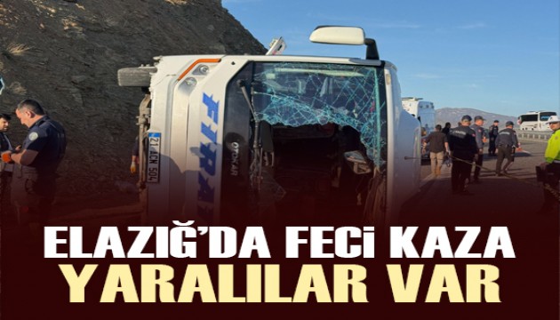 Elazığ'da feci kaza