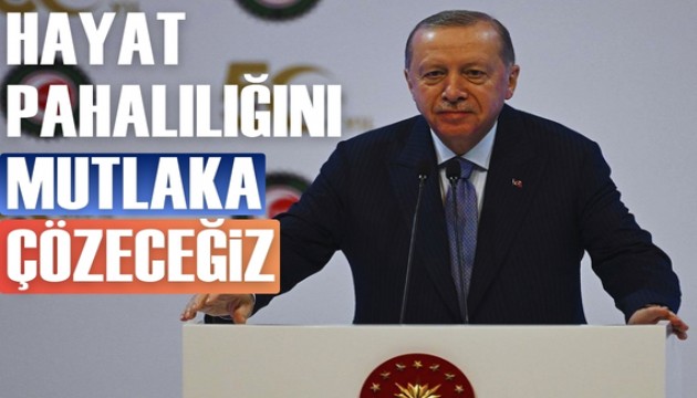 Erdoğan'dan tek haneli enflasyon mesajı