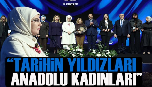 Emine Erdoğan, 'Halkbank Üreten Kadınlar Yarışması Ödül Töreni'nde konuştu