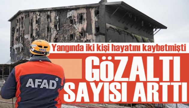 Uludağ'daki otel yangınında gözaltı sayısı artıyor