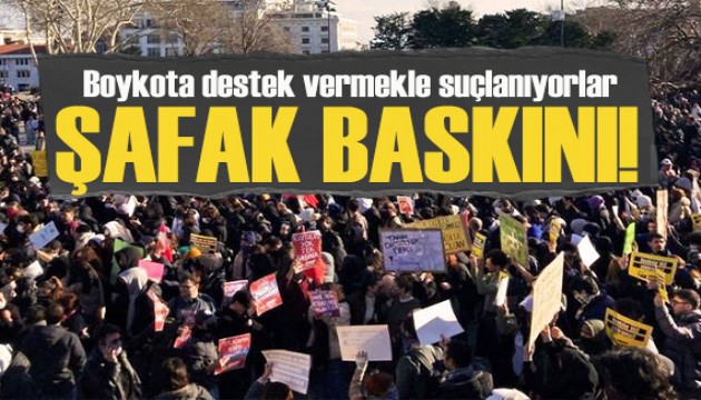 Öğrencilerin boykot eylemine destek veren akademisyen dahil çok sayıda gözaltı