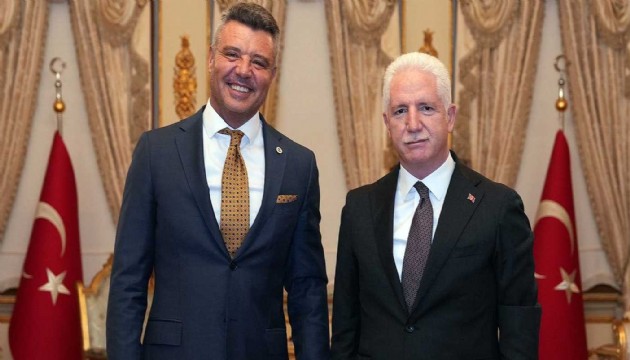 Fenerbahçe Başkanı Saran, Davut Gül'le görüştü