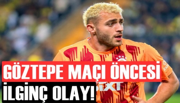 Galatasaray-Göztepe maçı öncesi ilginç olay