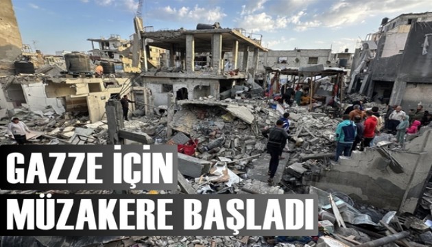 Gazze için Mısır'da müzakere başladı