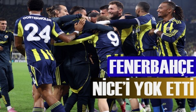 Fenerbahçe Nice'i sahadan sildi!