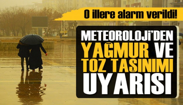 Meteoroloji'den çok sayıda kent için toz taşınımı uyarısı!
