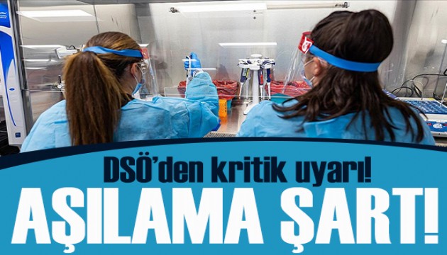 DSÖ: M çiçeği virüsüne karşı hedefli aşılama şart