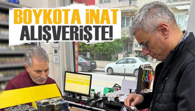 Memişoğlu, 'boykot' çağrılarına karşı alışveriş yaptı