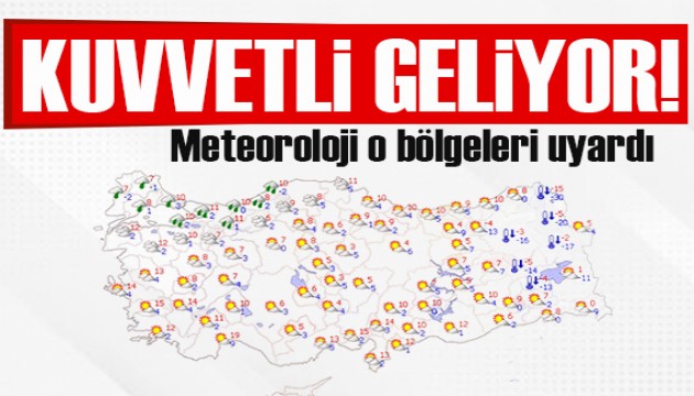 Meteoroloji'den 7 il için sarı kodlu uyarı: Sağanak yağış geliyor