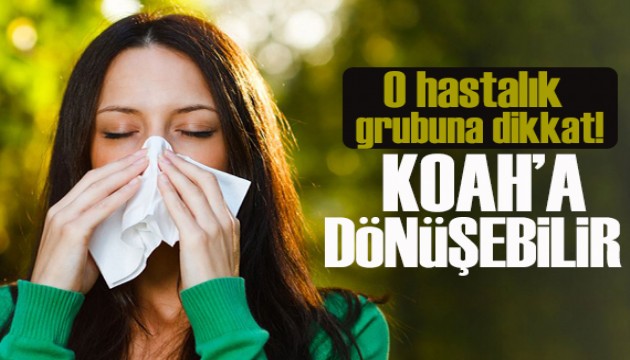 Uzmanı uyardı: Saman nezlesi ciddiye alınmazsa KOAH’a dönüşebilir