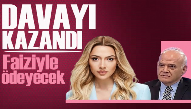 Hadise, Ahmet Çakar'a açtığı davayı kazandı