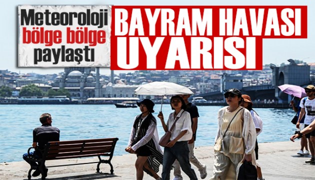 Bayram planı yapanlar dikkat! Meteoroloji uyardı: Tüm yurt yağışlı olacak