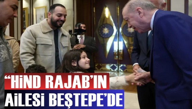 Hind Rajab'ın ailesi Beştepe'yi ziyaret etti
