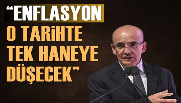 Bakan Şimşek'ten enflasyon açıklaması: 'Tek haneye inecek'
