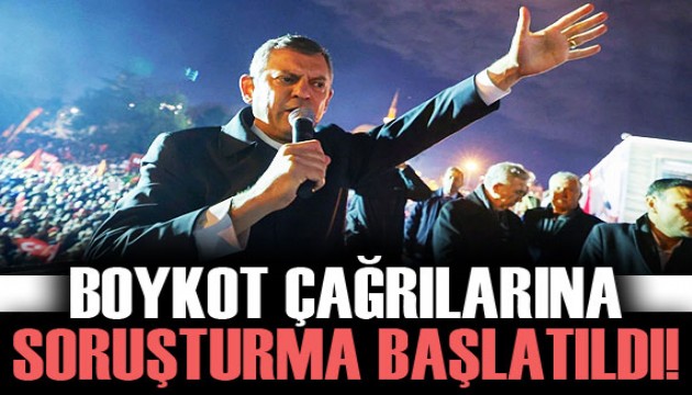 Boykot çağrılarına ilişkin resen soruşturma başlatıldı