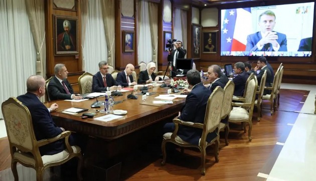 Erdoğan, Ukrayna konusunda Gönüllüler Koalisyonu Liderler Zirvesi'ne katıldı