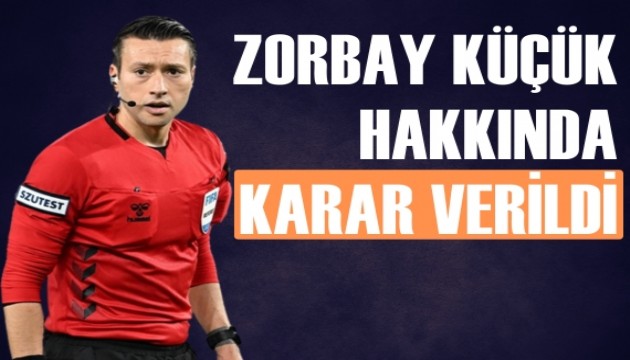 TFF'den Zorbay Küçük hakkında açıklama yapıldı