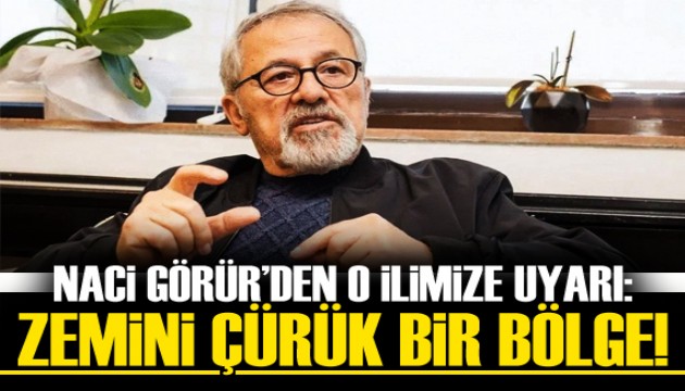 Prof. Dr. Naci Görür'den Kayseri için zemin uyarısı