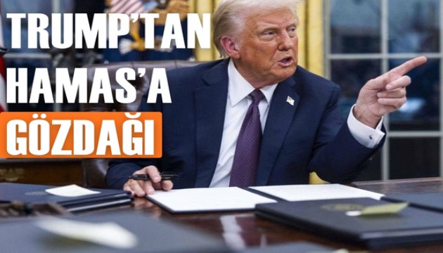 Trump'tan Hamas'a uyarı