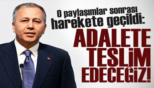 Bakan Yerlikaya'dan açıklama! 'Adalete teslim edeceğiz'