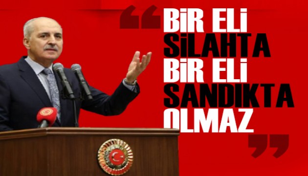 Numan Kurtulmuş'tan Terörsüz Türkiye mesajı: Bir eli silahta bir eli sandıkta olmaz