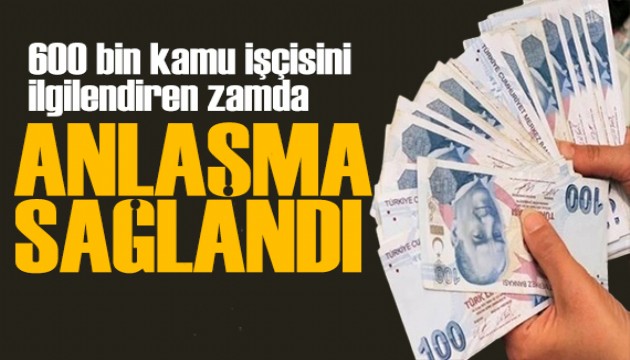 600 bin kamu işçisini ilgilendiren zamda anlaşma sağlandı! İmza atacaklar