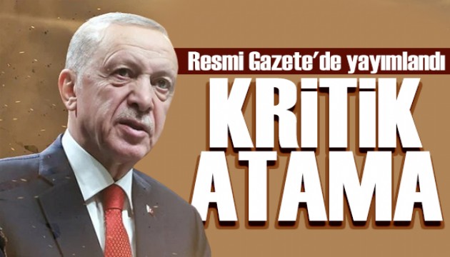 Atama kararları Resmi Gazete'de: Dışişleri Bakan Yardımcılığına kritik atama