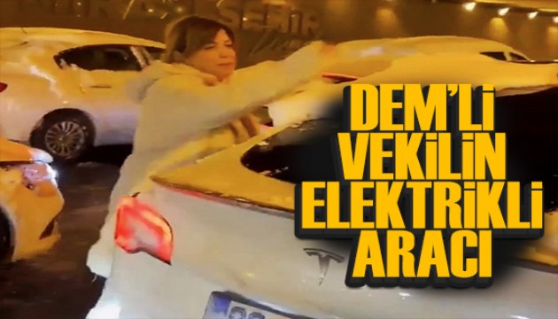 Meral Danış Beştaş'ın elektrikli aracı gündem oldu