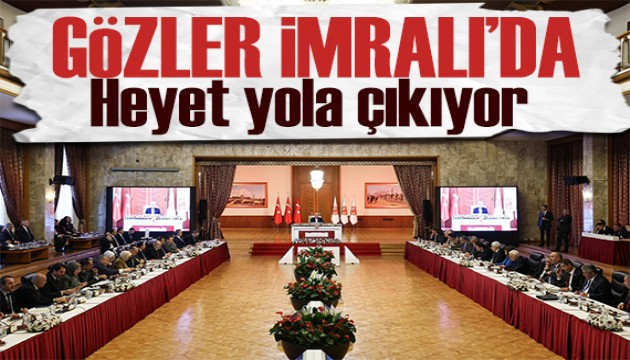 Gözler İmralı'ya çevrildi! Heyet yola çıkıyor