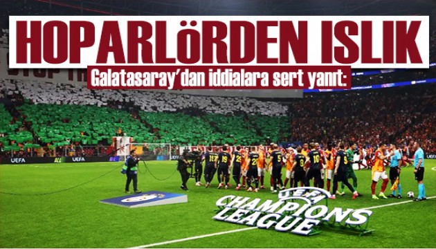 Galatasaray'dan iddialara sert yanıt: Ses sadece taraftarlardan geliyor