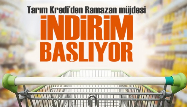 Tarım Kredi duyurdu: Büyük Ramazan indirimi başladı! İşte indirimli ürünler