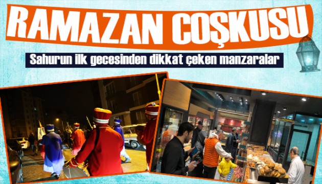 81 ilde Ramazan coşkusu: İlk sahurdan renkli görüntüler