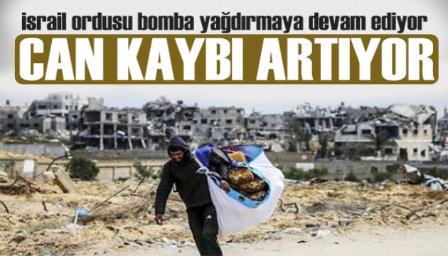 İsrail Gazze'ye saldırılarına devam ediyor! Can kaybı artıyor