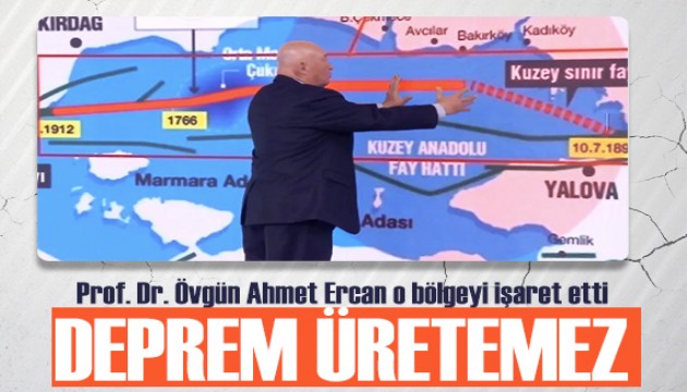 Prof. Dr. Övgün Ahmet Ercan'dan deprem açıklaması: İstanbul içinde bir deprem olmayacak
