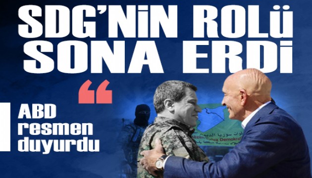 Tom Barrack: 'Suriye'de SDG/YPG'nin rolü büyük ölçüde sona erdi'